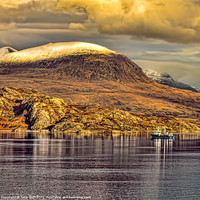 Buy canvas prints of Loch Shieldaig Salmon Fishery by Tylie Duff Photo Art