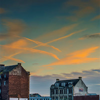 Buy canvas prints of A Glasgow Sunset by Tylie Duff Photo Art