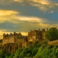 Buy canvas prints of Stirling Castle at Dusk by Tylie Duff Photo Art
