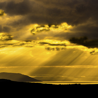 Buy canvas prints of Scottish Island Sunset by Tylie Duff Photo Art