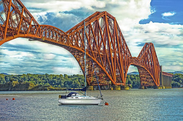 Forth Rail Bridge North Queensferry Picture Board by Tylie Duff Photo Art