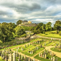 Buy canvas prints of Stirling Castle from Holy Rude by Tylie Duff Photo Art