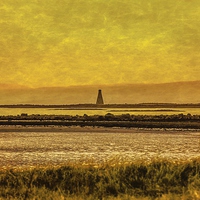 Buy canvas prints of Sunset over Horse Island Ardrossan by Tylie Duff Photo Art