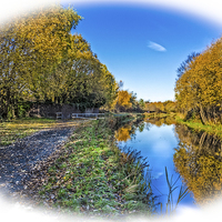 Buy canvas prints of Forth & Clyde Canal Glasgow by Tylie Duff Photo Art