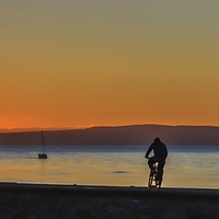 Buy canvas prints of Sunset Silhouhettes by Tylie Duff Photo Art