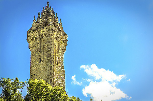 National Wallace Monument Stirling Picture Board by Tylie Duff Photo Art
