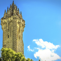 Buy canvas prints of National Wallace Monument Stirling by Tylie Duff Photo Art