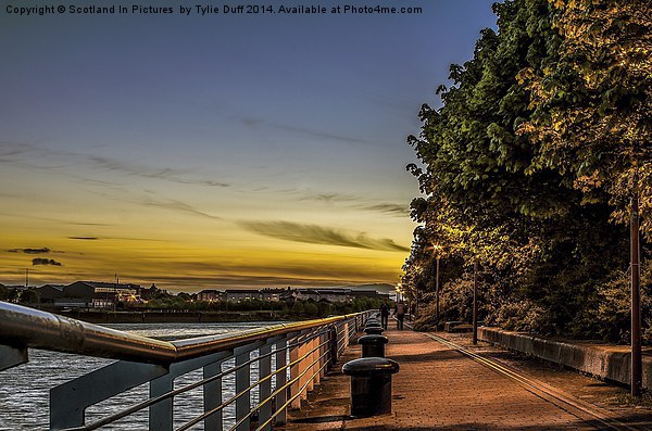 Down by The Broomielaw Glasgow Picture Board by Tylie Duff Photo Art