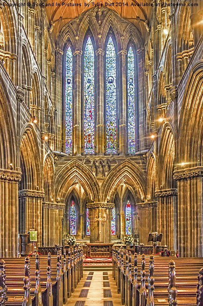 Glasgow Cathedral Scotland Picture Board by Tylie Duff Photo Art