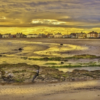 Buy canvas prints of Ardrossan Sunset by Tylie Duff Photo Art