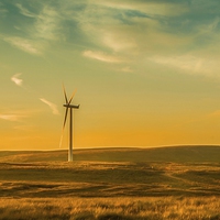 Buy canvas prints of Turbine at Whitelee Wind Farm by Tylie Duff Photo Art