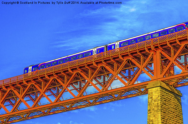  The Forth Rail Bridge North Queensferry Picture Board by Tylie Duff Photo Art