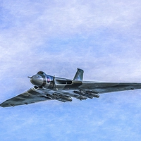 Buy canvas prints of   Avro Vulcan XH558 by Tylie Duff Photo Art