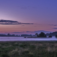 Buy canvas prints of  Misty Evening at Hunterston by Tylie Duff Photo Art