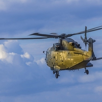 Buy canvas prints of  Augusta Westland Merlin Helicopter by Tylie Duff Photo Art