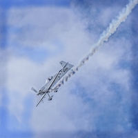 Buy canvas prints of  Aerobatics at the Scottish Airshow by Tylie Duff Photo Art