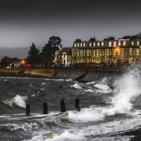 Buy canvas prints of Stormy  Day at Largs by Tylie Duff Photo Art