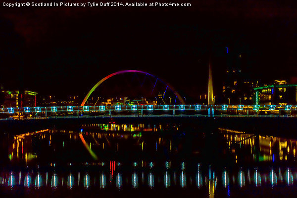  Bridges over River Clyde at Glasgow Picture Board by Tylie Duff Photo Art