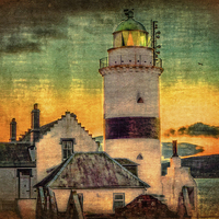 Buy canvas prints of The Cloch Lighthouse by Tylie Duff Photo Art