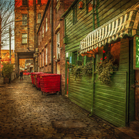 Buy canvas prints of Ruthven Lane Glasgow by Tylie Duff Photo Art