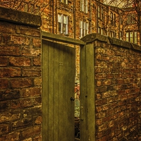 Buy canvas prints of  A Glimpse Through The Gate by Tylie Duff Photo Art