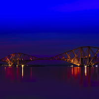 Buy canvas prints of  Forth Rail Bridge Scotland by Tylie Duff Photo Art