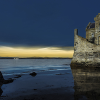 Buy canvas prints of  Blackness Castle by Tylie Duff Photo Art