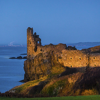 Buy canvas prints of  The Ruins of Dunure Castle Scotland by Tylie Duff Photo Art