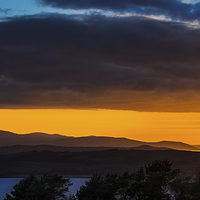 Buy canvas prints of   Sunset Over Scottish West Coast by Tylie Duff Photo Art