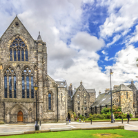 Buy canvas prints of  Paisley Abbey Renfrewshire by Tylie Duff Photo Art