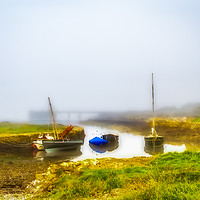 Buy canvas prints of Sea Mists At Portencross by Tylie Duff Photo Art
