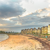 Buy canvas prints of Fairlie Beach in Scotland by Tylie Duff Photo Art