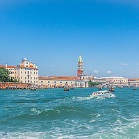 Buy canvas prints of The Giudecca Canal Venice by Tylie Duff Photo Art