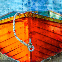Buy canvas prints of Dinghy on Quayside by Tylie Duff Photo Art
