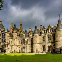 Buy canvas prints of Storm Clouds Over Glasgow Uni by Tylie Duff Photo Art