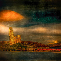 Buy canvas prints of Ardvreck Castle on Loch Assynt by Tylie Duff Photo Art