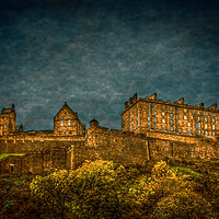 Buy canvas prints of Edinburgh Castle By Moonlight by Tylie Duff Photo Art