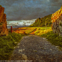 Buy canvas prints of Coastal Path From Portencross To Hunterston by Tylie Duff Photo Art