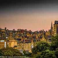 Buy canvas prints of Edinburgh Skyline At Dusk by Tylie Duff Photo Art