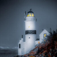 Buy canvas prints of Cloch Lighthouse On The Clyde by Tylie Duff Photo Art