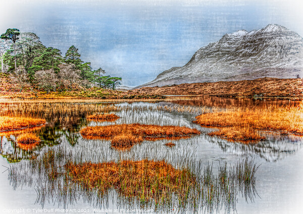 Loch In The Scottish Highlands Picture Board by Tylie Duff Photo Art