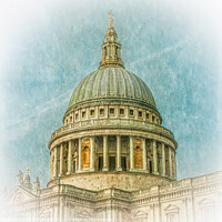 Buy canvas prints of St Paul's Cathedral, London by Tylie Duff Photo Art