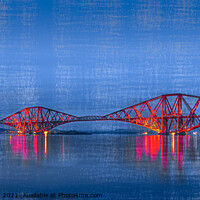 Buy canvas prints of Forth Rail Bridge Scotland  by Tylie Duff Photo Art