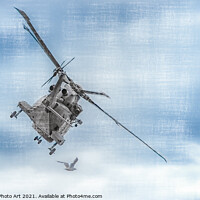 Buy canvas prints of Helicopter of The Battle of Britain Memorial Fligh by Tylie Duff Photo Art