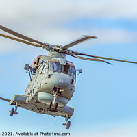 Buy canvas prints of Roal Navy Helicopter At Prestwick Airshow by Tylie Duff Photo Art