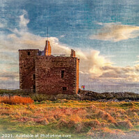 Buy canvas prints of Portencross Castle On The Clyde by Tylie Duff Photo Art