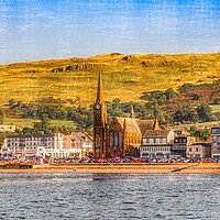 Buy canvas prints of The Seafront At Largs On the Firth of Clyde by Tylie Duff Photo Art