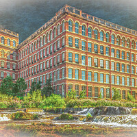 Buy canvas prints of The Old Anchor Cotton Mill in Paisley  by Tylie Duff Photo Art