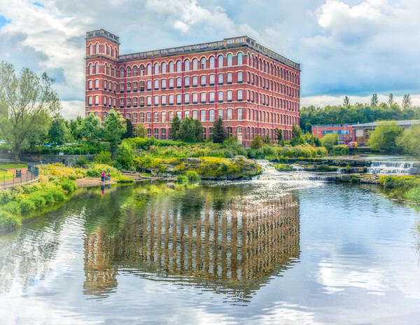 The Anchor Mill in Paisley Picture Board by Tylie Duff Photo Art