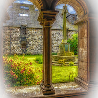 Buy canvas prints of View From Cloisters At Paisley Abbey by Tylie Duff Photo Art